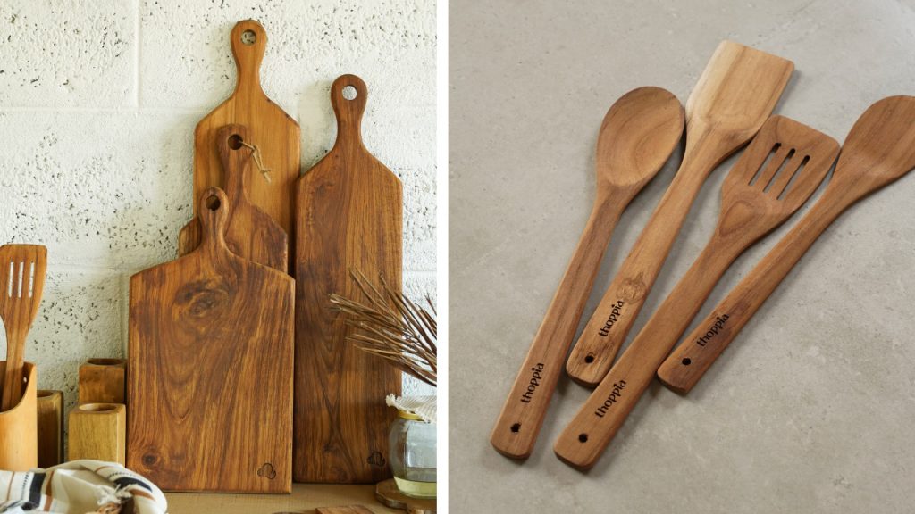 Teak Wooden Ladles: Stir, Serve & Enjoy