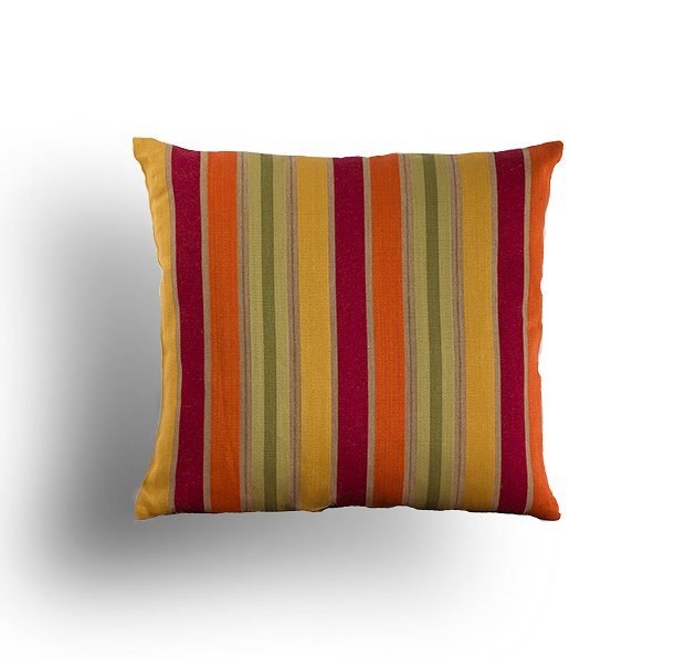 Striped Satin Cotton Cushion cover Multicolour 18