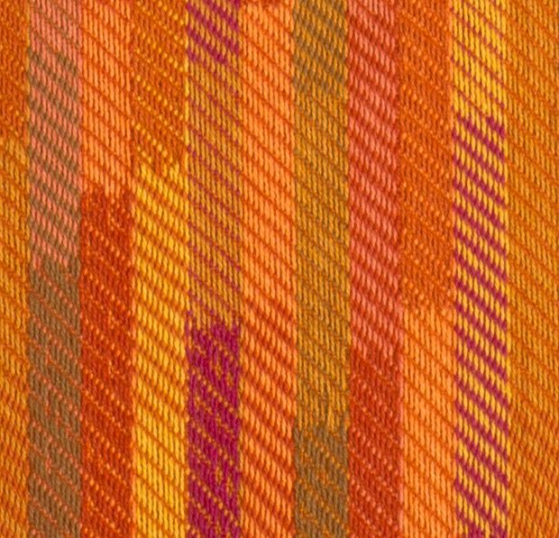 Vermilion Tiles Cotton Cushion cover Orange 18