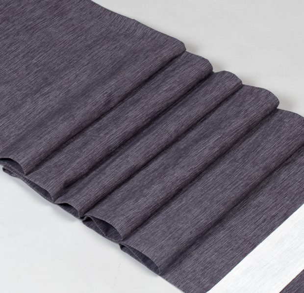 Textura Cotton Table Runner Grey/White 14