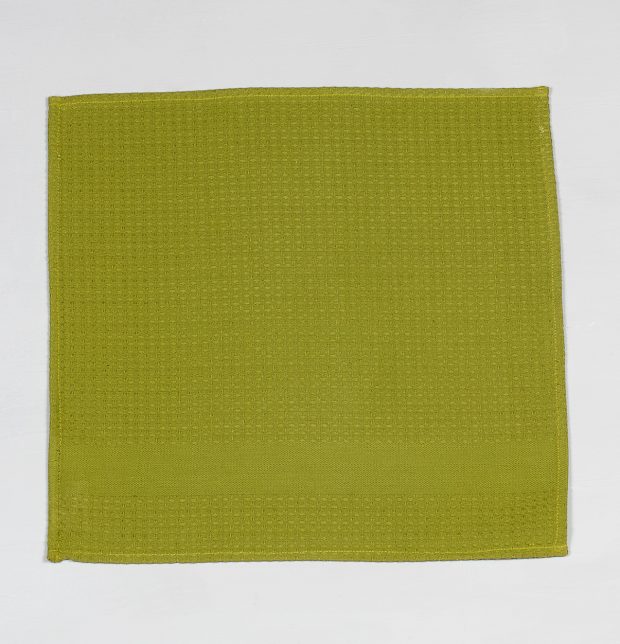 Honeycomb Cotton Dish Towel Moss Green