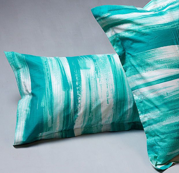 Textura Brushstroke Green - Fabric Fitted