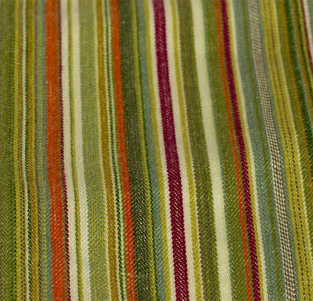 Woven Stripes Green - Fabric Fitted