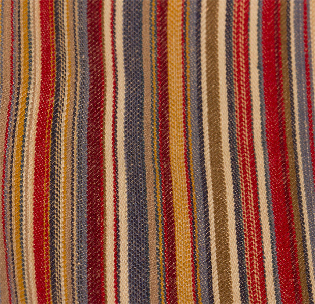 Woven Stripes Red - Fabric Fitted
