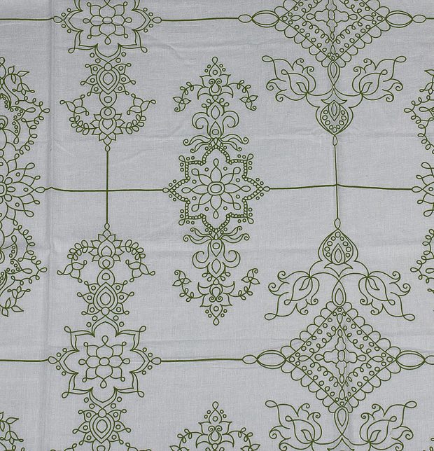 Classic Lines Cotton Sheer Fabric Mint Green