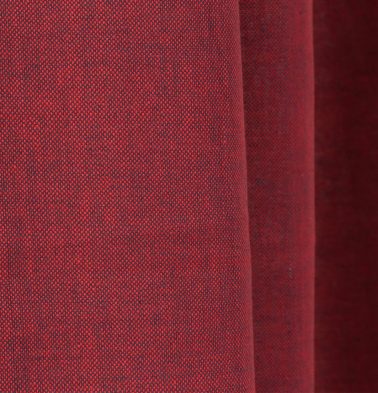 Chambray Cotton Fabric Aurora Red