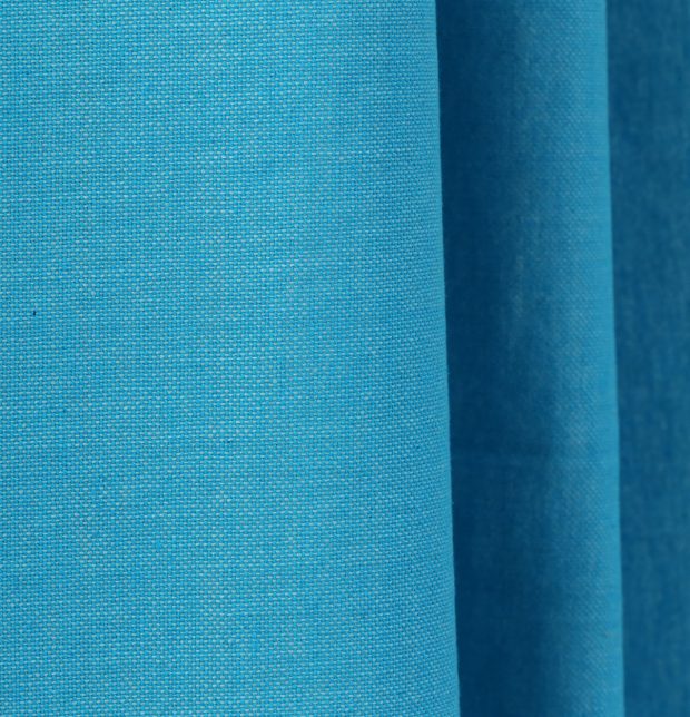 Chambray Cotton Custom Table Cloth/Runner Scuba Blue