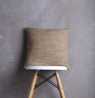 Handwoven Cotton Cushion cover Beige 16x16