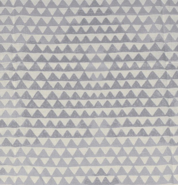 Star Triangle Cotton Sheer Fabric Grey