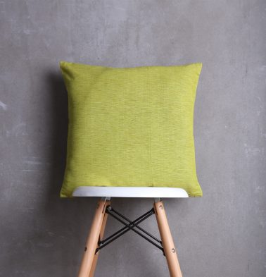 Textura Cotton Cushion cover Lime Tint 18x18