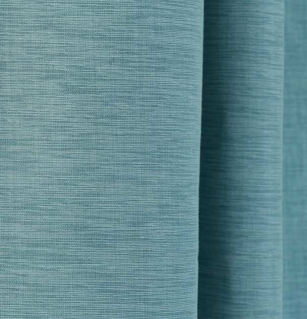 Customizable Cushion Cover, Textura Cotton - Teal Blue