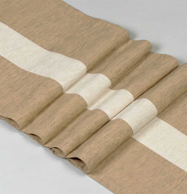 Textura Cotton Table Runner Pale Hay/Beige 14