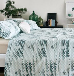 Star Triangle Bedsheet – Green