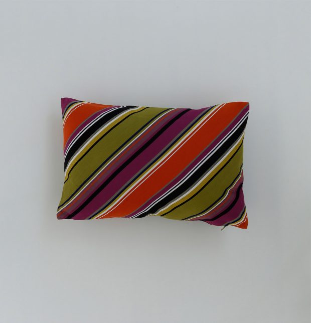 Diagonal Stripes Cotton Cushion cover Multicolour 12