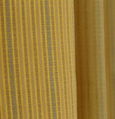 Dobby Stripes Cotton Fabric Yellow