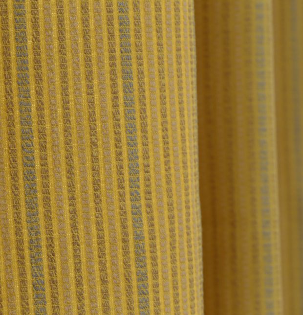 Customizable Cushion Cover, Cotton - Dobby Stripes - Yellow