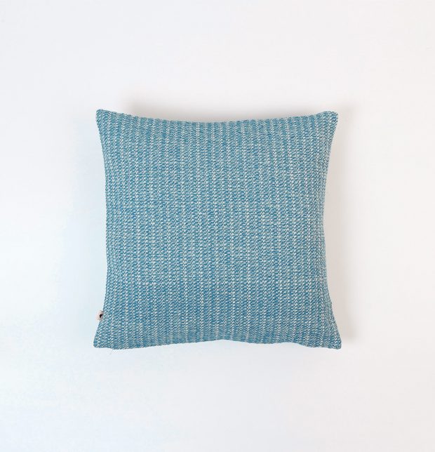 Handwoven Cotton Cushion Cover Dusk Blue
