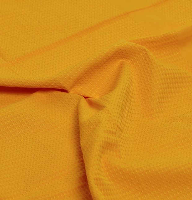 Honeycomb/twill Cotton Bath towels Citrus Yellow