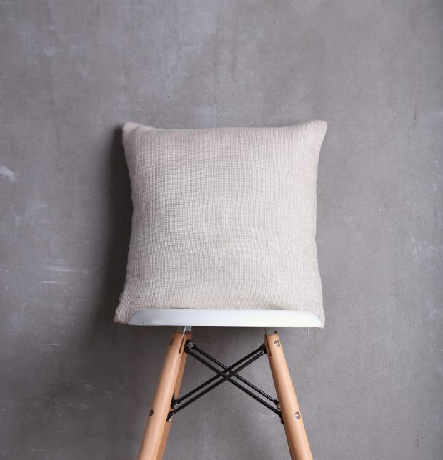 Linen Cushion cover Silver Grey 16