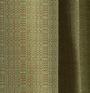 Panama Weave Cotton Custom Blinds Moss Green