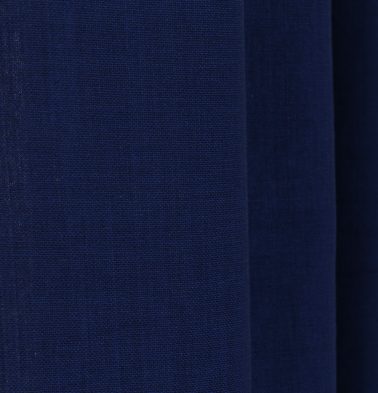 Customizable Curtain, Cotton - Solid - Estate Blue