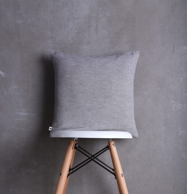 Textura Cotton Cushion cover Dark Grey 18