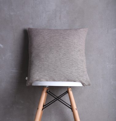 Textura Cotton Cushion cover Dark Grey 18x18