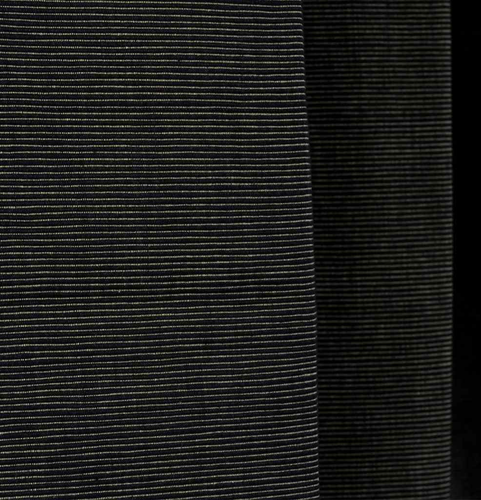 black stretch cotton fabric