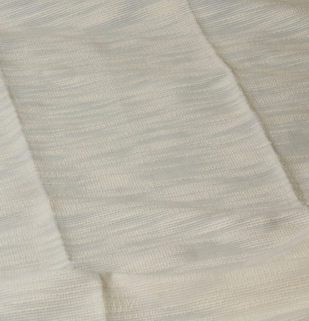 Customizable Curtain, Slub Cotton - White