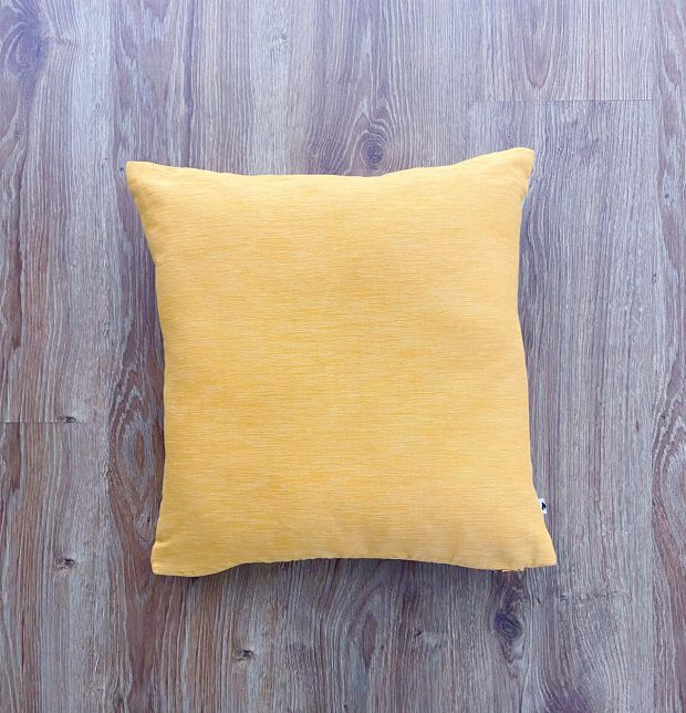 Textura Cotton Cushion cover Yellow