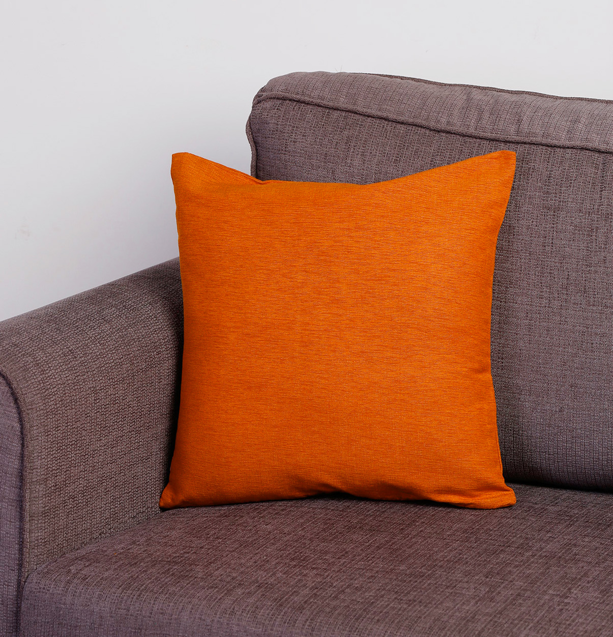 Buy Textura Cotton Cushion cover Orange 18