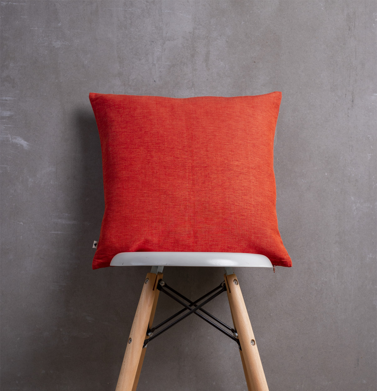 Textura Cotton Cushion cover Orange  18″x18″