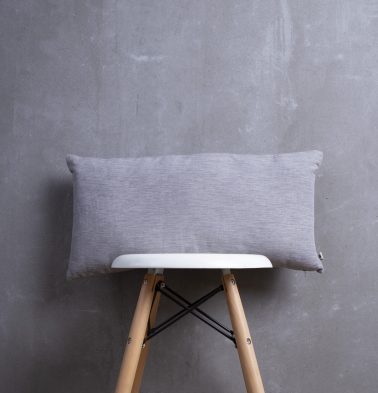 Textura Cotton Cushion cover Tan Grey 12x24