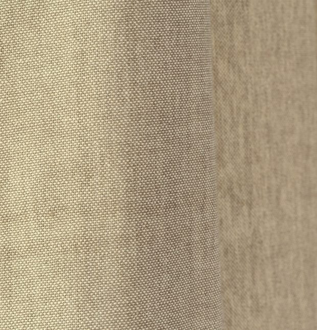 Chambray Cotton Curtain Sesame Beige