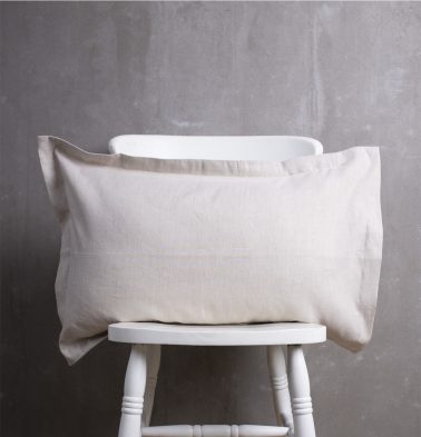 Linen Pillow Cover Silver Grey