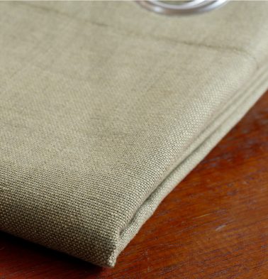 Chambray Cotton Custom Stitched Cloth Sesame Beige