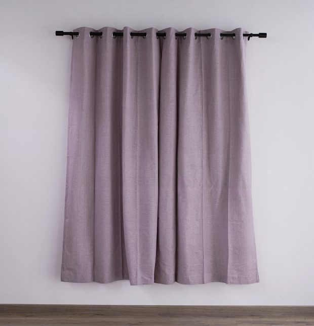 Textura Cotton Curtain Lavender