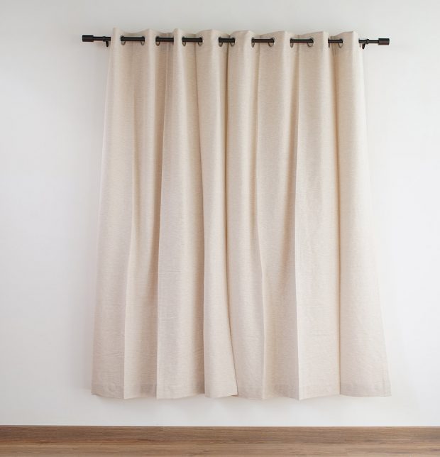 Textura Cotton Curtain Fog Beige