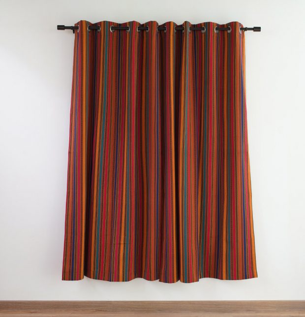 Vintage Weave Cotton Curtain Multi color
