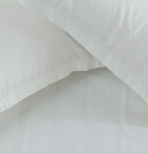 Customisable Solid Cotton Duvet Cover White