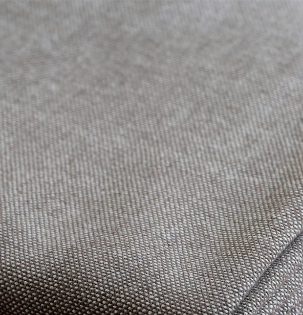 Chambray Cotton Fabric Nickel Grey