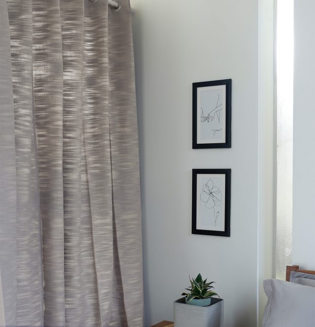 Customizable Curtain, Slub Cotton - Opal Grey