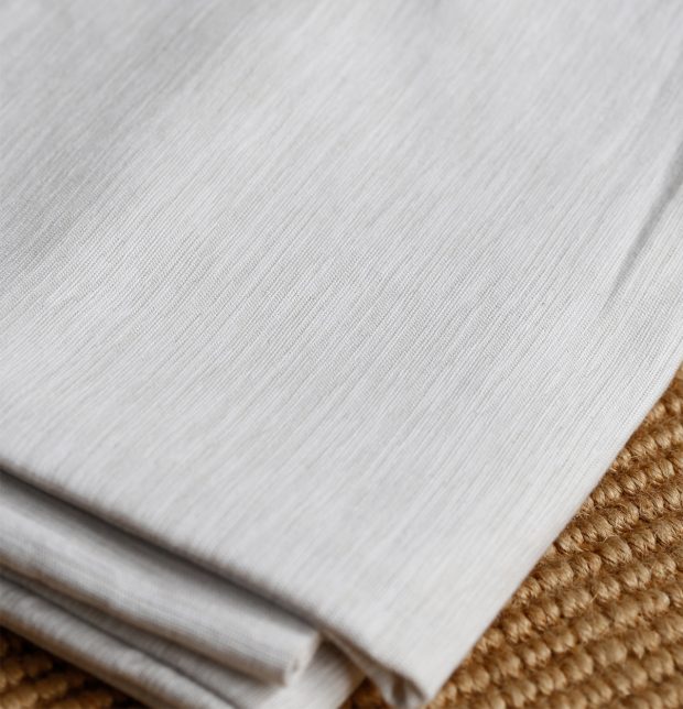 Textura Cotton Table Cloth Windchime White 60
