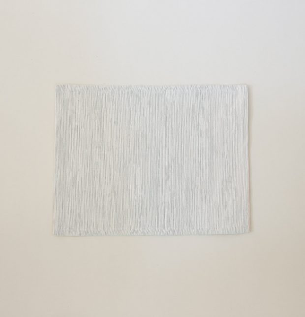 Handwoven Textura Cotton Table Mats White - Set of 6