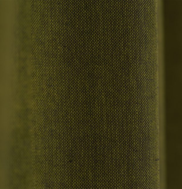 Chambray Cotton Fabric Olive Green