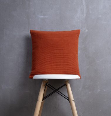 Handwoven Cotton Cushion cover Pumpkin Orange