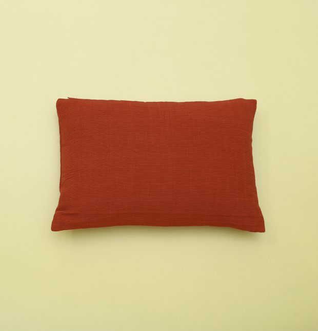 Handwoven Cotton Cushion cover Pumpkin Orange 12