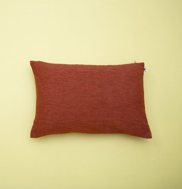 Textura Cotton Cushion Cover Clay Orange 12