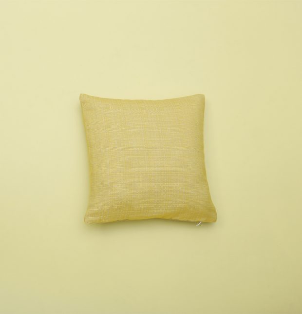 Yolk Yellow Cotton Cushion Cover  12