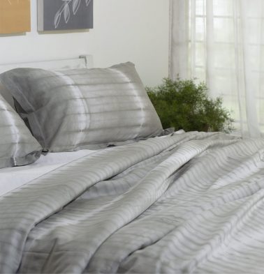 Lemon Drop Cotton Bedsheet Grey – With 2 pillow covers